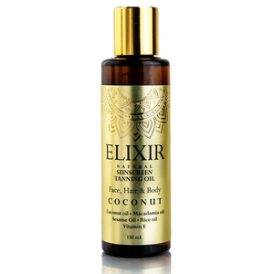 ELIXIR NATURAL SUNSCREEN OIL COCONUT FACE HAIR & BODY
