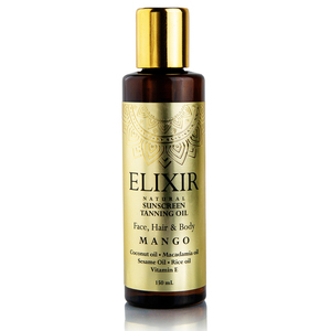 ELIXIR NATURAL SUNSCREEN OIL MANGO FACE HAIR & BODY - 2