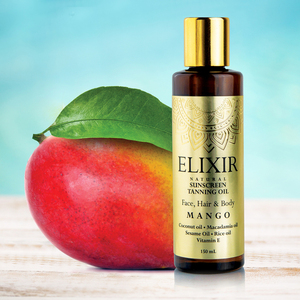ELIXIR NATURAL SUNSCREEN OIL MANGO FACE HAIR & BODY