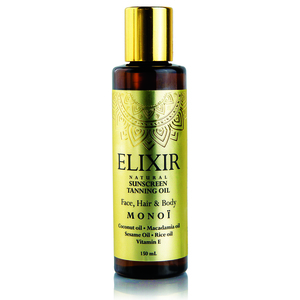 ELIXIR NATURAL SUNSCREEN OIL MONOI FACE HAIR & BODY