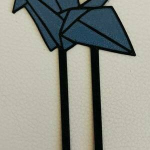 Σελιδοδείκτες δύο (2) χρωμάτων origami - δώρο, σελιδοδείκτες, 3d, για παιδιά - 3