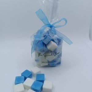 Wax melts mini κυβάκια 100gr - αρωματικά κεριά, αρωματικό χώρου, 100% φυτικό, soy wax, soy candles