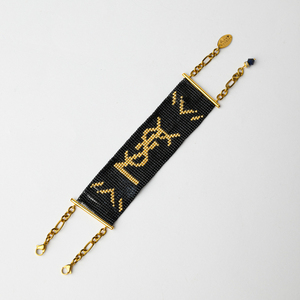 Miyuki Βραχιόλι Regal Noir | The Gem Stories Jewelry - γυαλί, ατσάλι, χεριού, αυξομειούμενα - 3