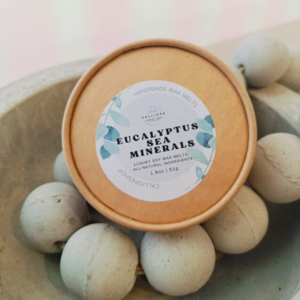 Wax melt box καρδιές με άρωμα Eucalyptus sea minerals 51g 100% κερί σόγιας - κερί σόγιας, αρωματικά χώρου, 100% φυτικό, soy wax