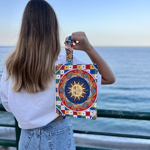 Sunny pouch bag - ύφασμα, all day, χειρός, μικρές - 2