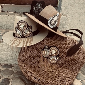 Ψαθινη τσάντα - King handbag - ώμου, ψάθα, all day, tote, πλεκτές τσάντες - 4