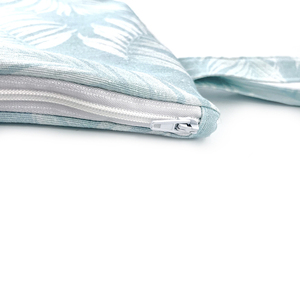 Pouch Blue Feathers large 32cm x 23cm - ύφασμα, χειρός, καλλυντικών, μικρές, φθηνές - 3