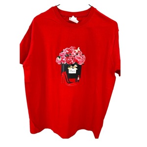Κοντομάνικο t-shirt χειροποίητο με στάμπα - 4