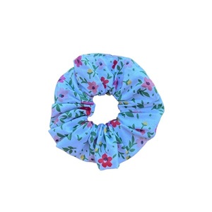 Scrunchie Ανοιξιάτικα Λουλούδια - ύφασμα, φλοράλ, για τα μαλλιά, δώρα για γυναίκες, λαστιχάκια μαλλιών
