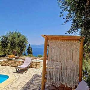 Macrame curtain για εσωτερική και εξωτερική διακοσμηση - μακραμέ - 2