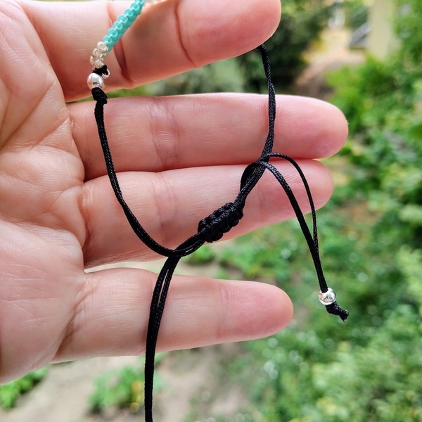 Boho Βραχιόλι χεριού γυναικείο μάτι - γυαλί, μάτι, boho, χεριού, αυξομειούμενα - 4