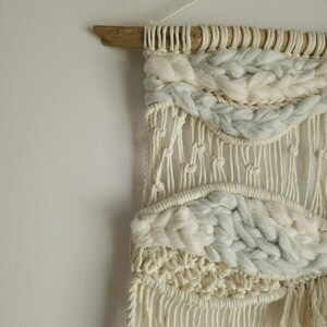 Boho μακραμέ διακοσμητικό τοίχου 42x70cm (081) - μακραμέ, boho, διακοσμητικά, 100% βαμβακερό - 3