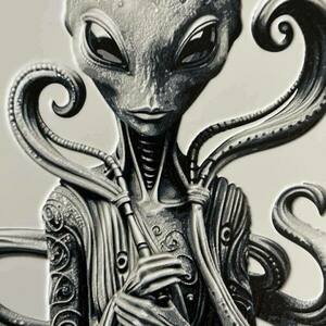 Τρισδιάστατος ανάγλυφος πίνακας "Alien-Muse" - πίνακες & κάδρα, 3d, 3d κάδρο - 3