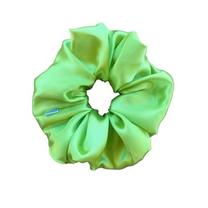 XXL σατέν scrunchie Πράσινο - ύφασμα, σατέν, λαστιχάκια μαλλιών, satin scrunchie