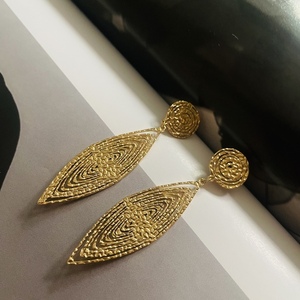 Amorgos earrings - ατσάλι, καρφάκι