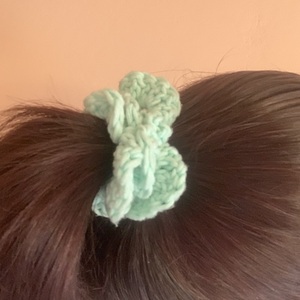 Summer scrunchie set - νήμα, λαστιχάκια μαλλιών - 2