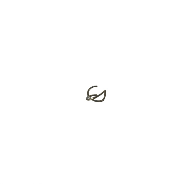 Μinimal ear cuff με σχέδιο Χ - minimal, μικρά, ατσάλι, αυξομειούμενα