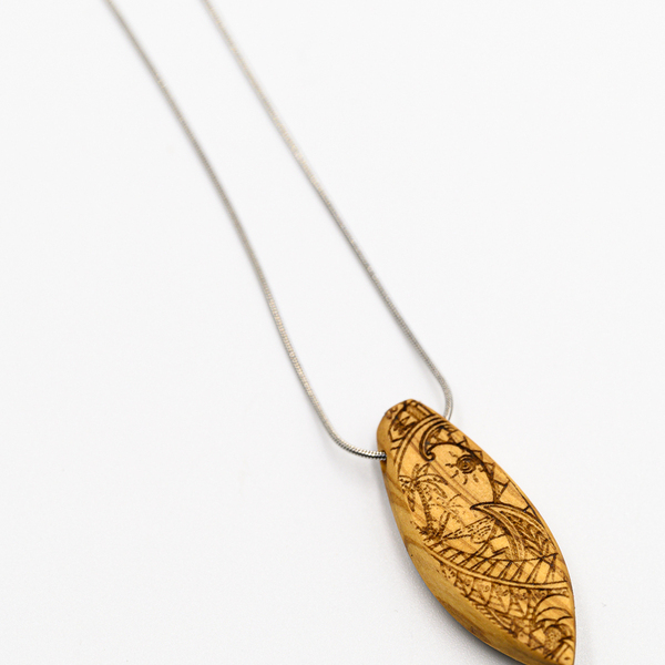 Surf style charm - ξύλο, κοντά, ατσάλι, φθηνά - 2