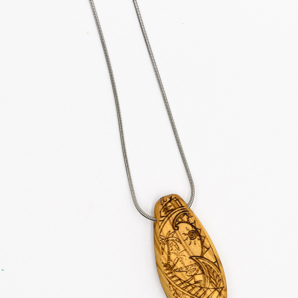 Surf style charm - ξύλο, κοντά, ατσάλι, φθηνά - 4