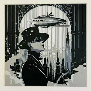 Τρισδιάστατος πίνακας "Retrofuturistic Scientist" - πίνακες & κάδρα, 3d, 3d κάδρο