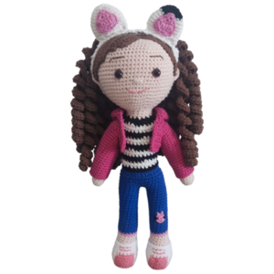Πλεκτή κούκλα παιδική ηρωίδα - λούτρινα, amigurumi, για παιδιά, ήρωες κινουμένων σχεδίων, δώρο γεννεθλίων