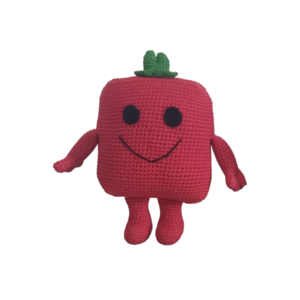 Πλεκτό κουκλάκι κύριος δυνατός - λούτρινα, amigurumi, για παιδιά, ήρωες κινουμένων σχεδίων, δώρο γεννεθλίων