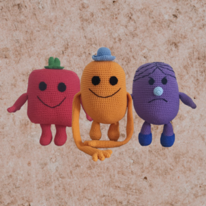 Πλεκτό κουκλάκι κύριος δυνατός - λούτρινα, amigurumi, για παιδιά, ήρωες κινουμένων σχεδίων, δώρο γεννεθλίων - 2