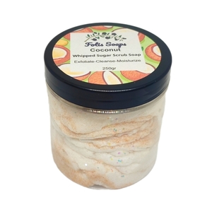 Whipped Foaming Sugar Body Scrub Coconut 250gr - σώματος