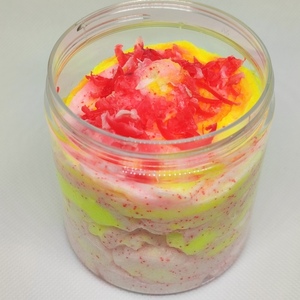 Whipped Foaming Sugar & Red jojoba seed exfoliant Body Scrub watermelon 250gr - σώματος - 4