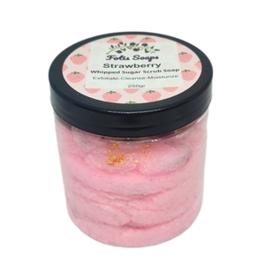 Whipped Foaming Sugar Body Scrub Φράουλα 250gr - σώματος