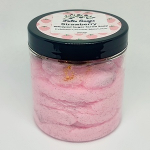 Whipped Foaming Sugar Body Scrub Φράουλα 250gr - σώματος - 2