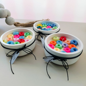 Τσιμεντένιο μπωλ με κερί σόγιας Cereal Bowl Candle - αρωματικά κεριά, κερί σόγιας, soy candle - 4