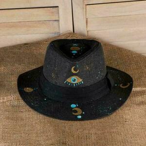 Santorini Hat - ψάθινα