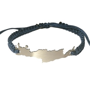 Cretan Stainless Bracelet / Κρήτη βραχιόλι (ατσάλι) - μαύρα, ατσάλι, χεριού, αυξομειούμενα - 4
