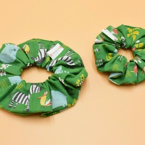 Σετ scrunchies μαμά και κόρη - 5 σχέδια - ύφασμα, λαστιχάκια μαλλιών, δώρο μαμά κόρη - 3