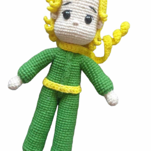 Μικρός πρίγκιπας / Little Prince crochet amigurumi eco toy - κορίτσι, αγόρι