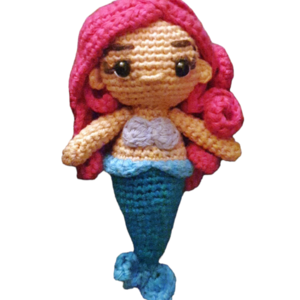 Μικρή Γοργόνα ~ Little Mermaid crochet amigurumi eco toy - κορίτσι, αγόρι, λούτρινα