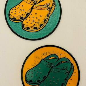 Σουβέρ "Crocs" - πλαστικό, σουβέρ, 3d - 4