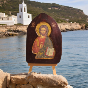 ΧΕΙΡΟΠΟΙΗΤΗ ΕΙΚΟΝΑ ΧΡΙΣΤΟΣ ΕΥΛΟΓΩΝ - υφαντά - 2
