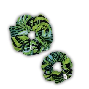 Jungle beachy regular scrunchie - ύφασμα, για τα μαλλιά, λαστιχάκια μαλλιών - 2