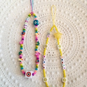 Phone strap - Λουράκι για το κινητό summer fishes - statement, charms, λουράκια - 5