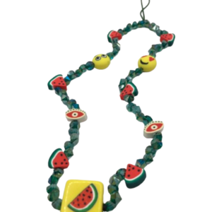 Phone strap - Λουράκι για το κινητό watermellon πράσινο - statement, charms, λουράκια - 2