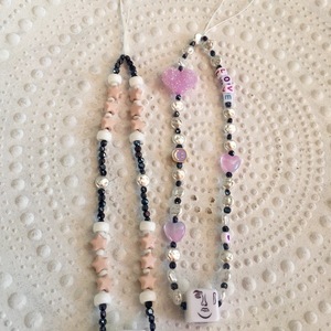 Phone strap - Λουράκι για το κινητό purple heart - statement, charms, λουράκια - 5