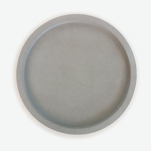 Tσιμεντένιος στρογγυλός δίσκος 29 X 2.5 //wakare - design, τσιμέντο, σκυρόδεμα, είδη σερβιρίσματος, πιατάκια & δίσκοι - 3