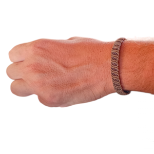 macrame drop bracelet καφέ σκούρο βραχιόλι ανδρικό 1cm X18cm μήκος+10cm επέκταση fifirixtra - μακραμέ, κορδόνια, unisex, αγορίστικο