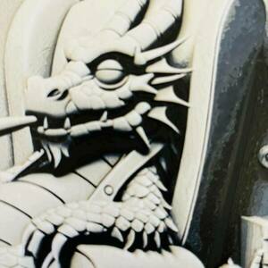 Τρισδιάστατος πίνακας "Smoking Dragon" - πίνακες & κάδρα, 3d, 3d κάδρο - 4