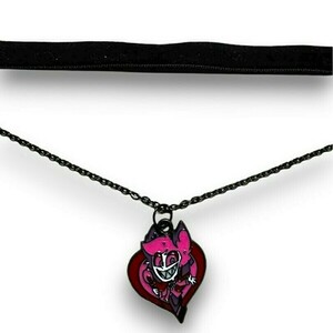 Hazbin Hotel Chokers Collection - βελούδο, ατσάλι, φθηνά