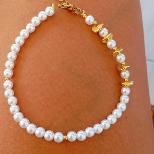 Βραχιόλι Ποδιού "White Pearls" - ποδιού - 2
