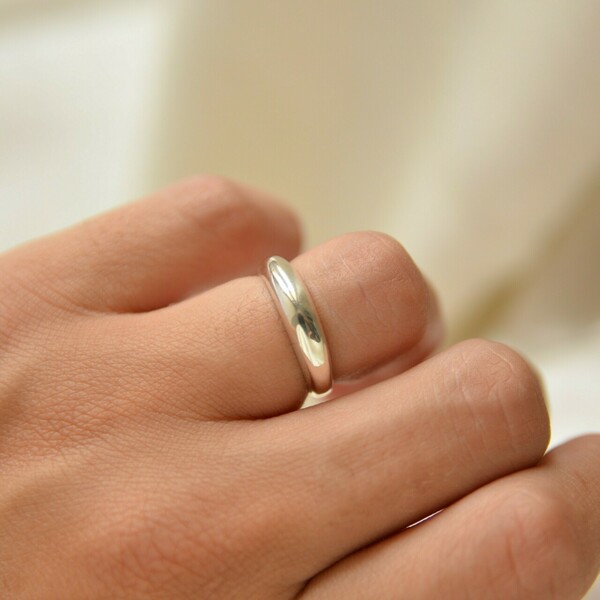 Verve Ring II┃Ασήμι 925 Χειροποίητο δαχτυλίδι - ασήμι 925, γεωμετρικά σχέδια, σταθερά - 2