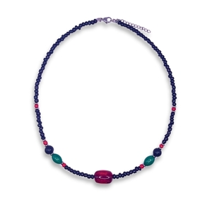 I bohemian I - χάντρες, κοντά, ατσάλι, seed beads